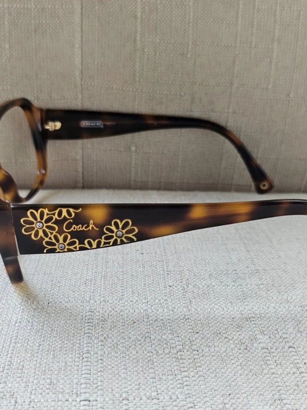 Coach Women Eyeglasses Frame HC8010 PAYTON Dark Tortoise Eyewear Glasses - Picture 8 of 12